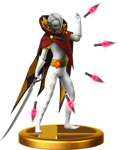 SSBfWU Ghirahim Trophy Model - Legend Of Zelda Shop